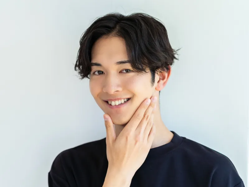 メンズ脱毛の施術風景