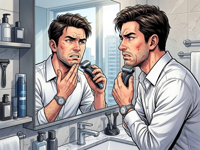 毎朝のヒゲ剃りが面倒すぎる